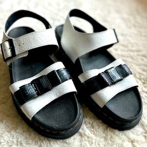 Size 10 Dr Air Wair Martens Leather Sandals